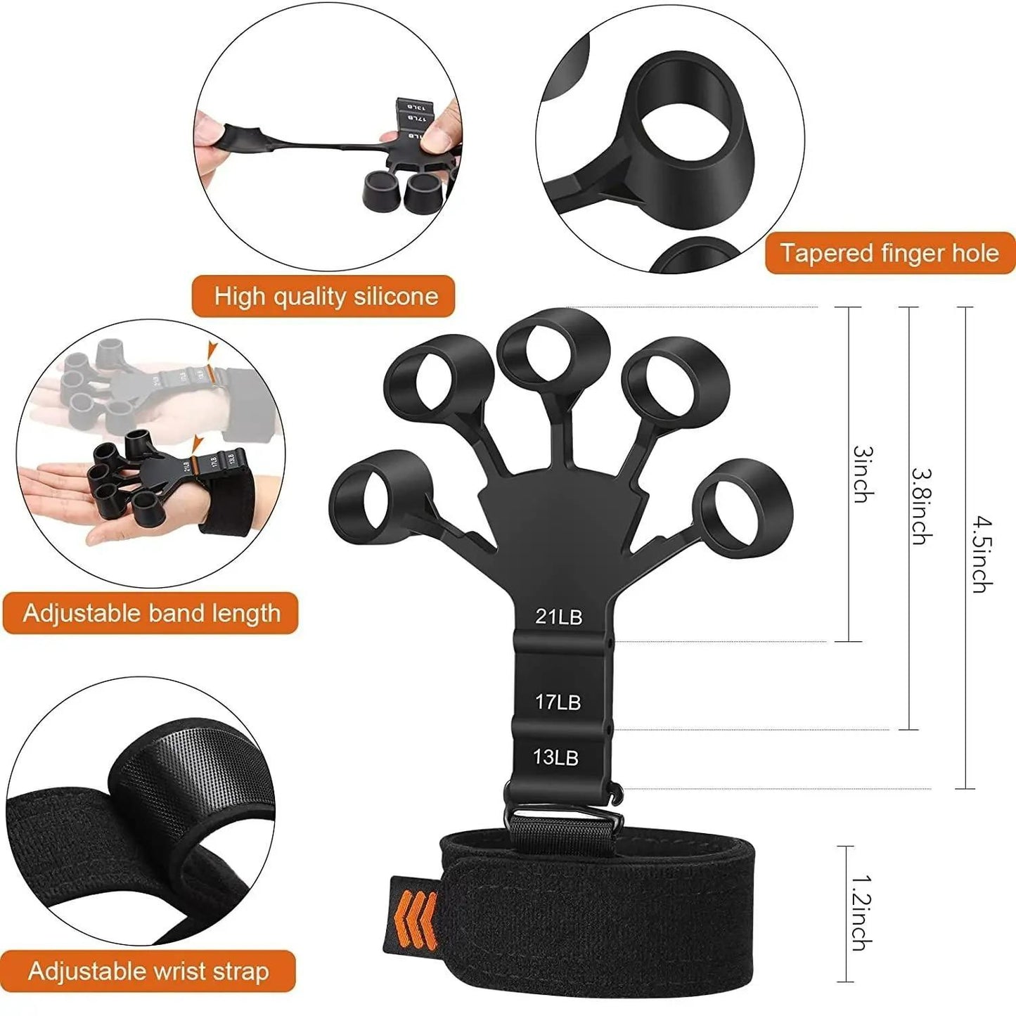 Finger Gripper Strength Trainer