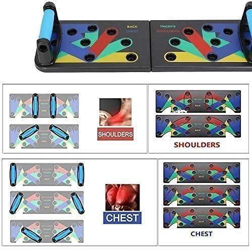 Foldable Push Up Board | 10 in 1