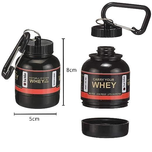 Protein Powder Container with Durable Key-Chain