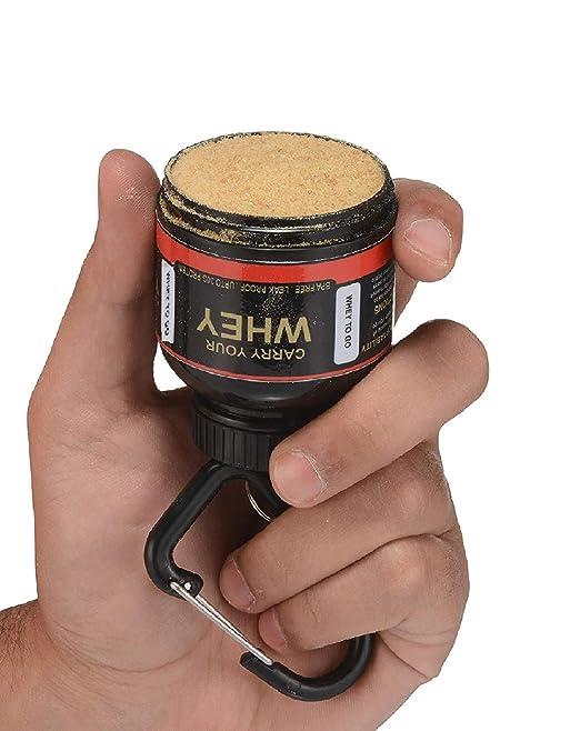 Protein Powder Container with Durable Key-Chain